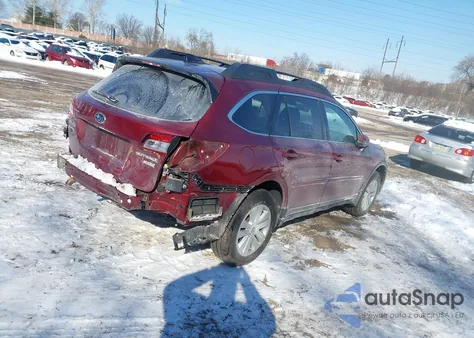 2017 Subaru Outback 2.5I Premium z USA, uszkodzony, nr VIN 4S4BSAFC6H3421981